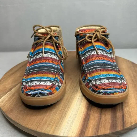 Twisted X Serape Fringe Moccasin  Bootie Womens Size 6.5M WCA0021 Wore Once‎ EUC - Picture 4 of 8